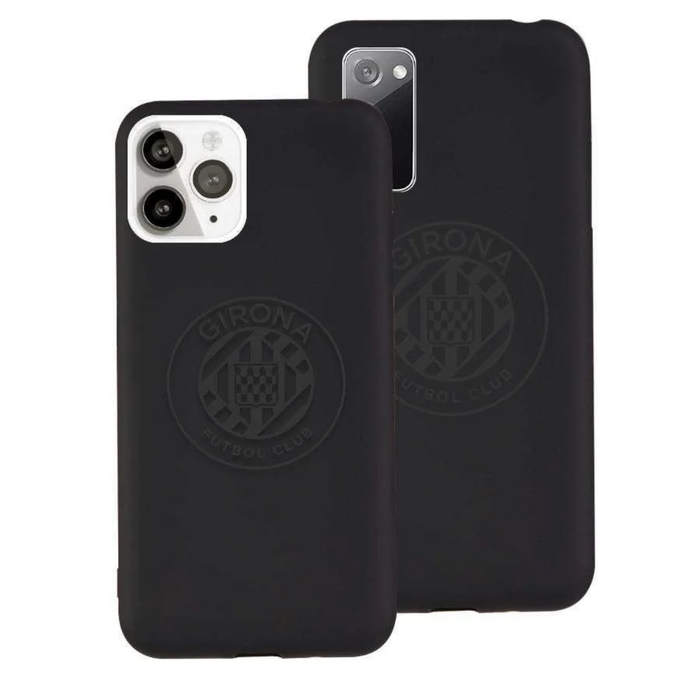 Black embossed shield case