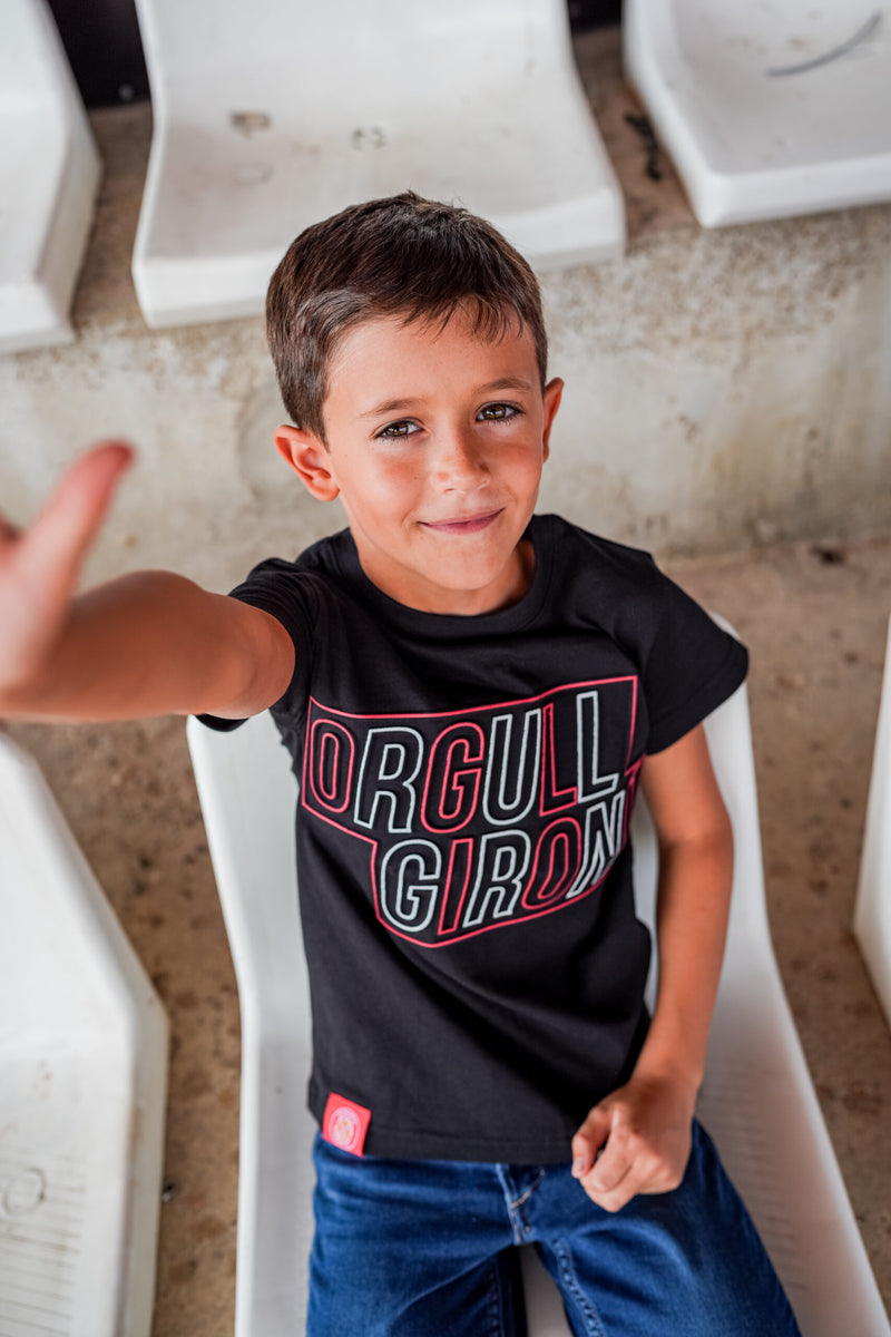Girona Pride Black T-shirt for Kids