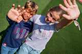 Sudadera Azul Orgullo Gironí Infantil