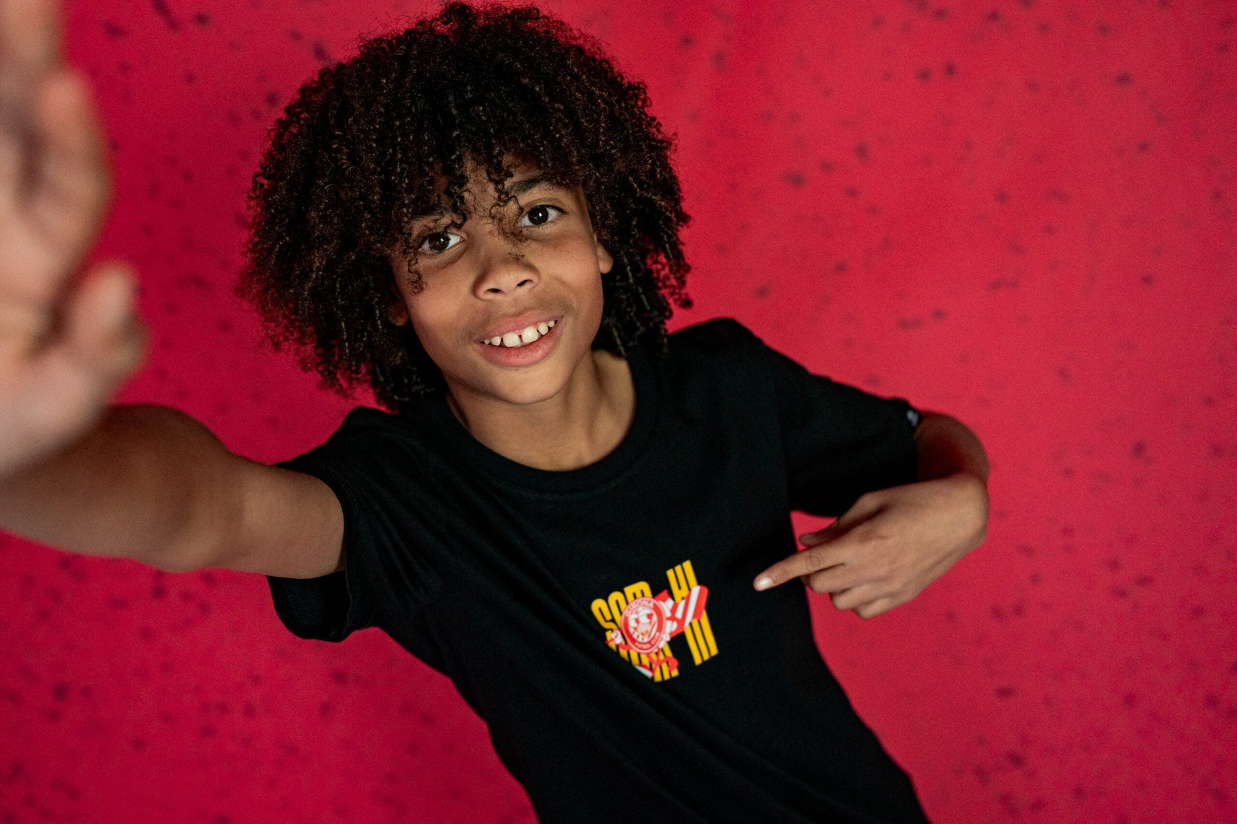 "SOM-HI" T-shirt Black Kids