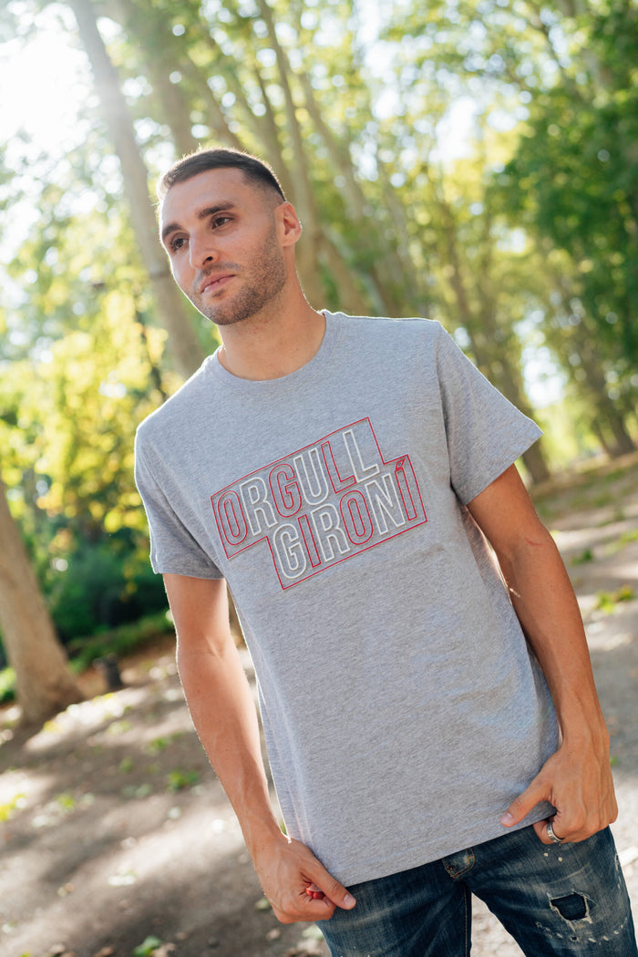 Camiseta Gris Orgullo Gironí Adulto