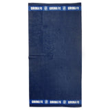 Blue beach towel