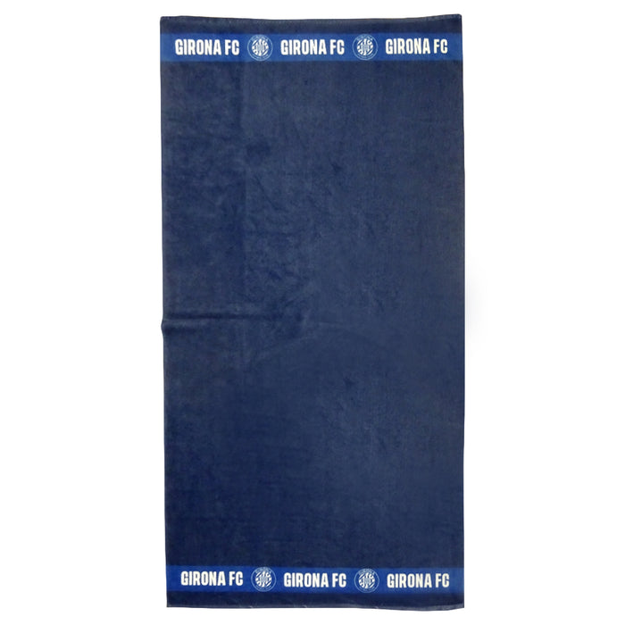 Blue beach towel