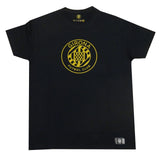 Camiseta negra + escudo Infantil