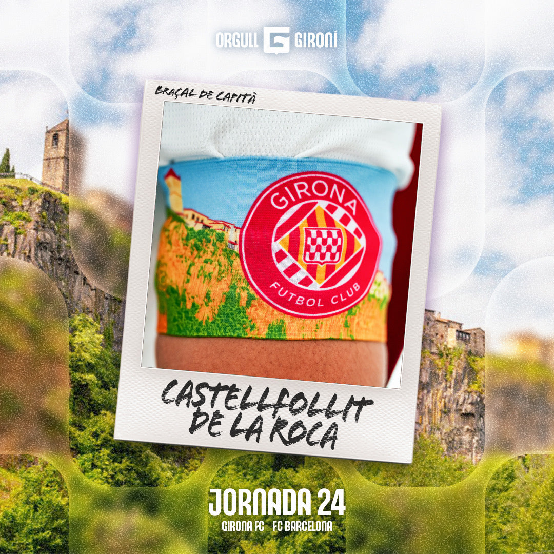 Braçalet capitans commemoratiu Castellfollit de la Roca