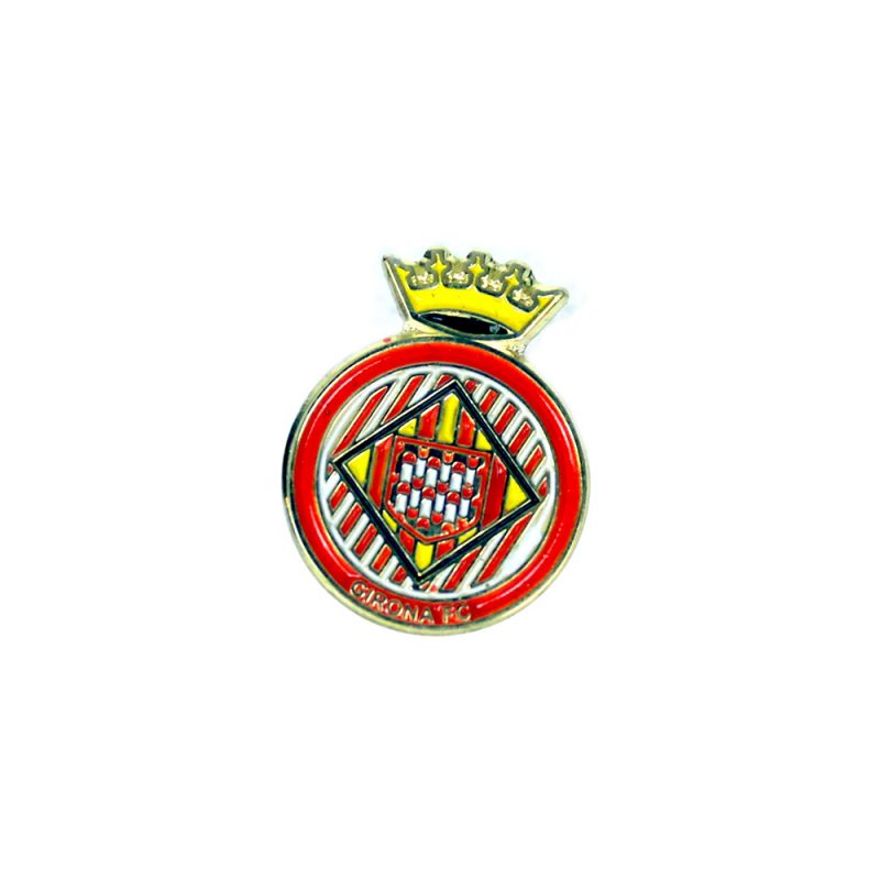 Pin escut Girona FC color daurat
